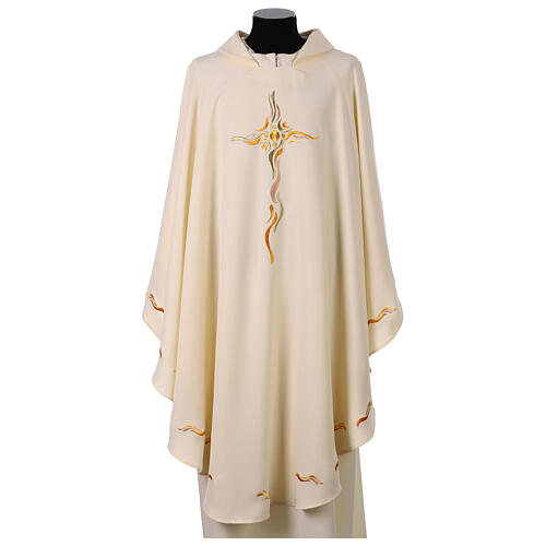 Chasuble décorations ondulées 100% polyester 1