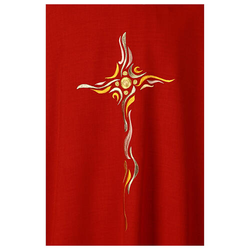 Chasuble décorations ondulées 100% polyester 11