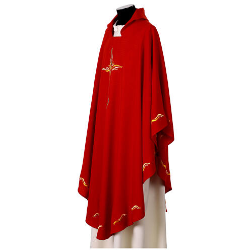Chasuble décorations ondulées 100% polyester 15