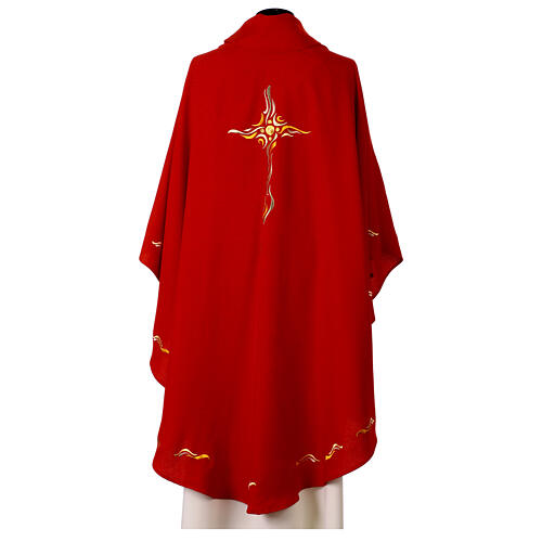 Chasuble décorations ondulées 100% polyester 17