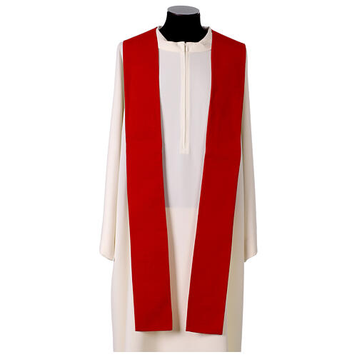 Chasuble décorations ondulées 100% polyester 21