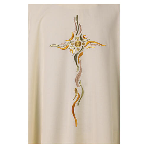 Chasuble décorations ondulées 100% polyester 5