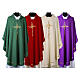 Chasuble décorations ondulées 100% polyester s1