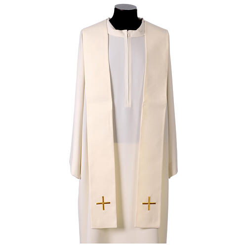 Chasuble Sacred Heart gold thread embroidery 5