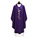 Chasuble with stylized crucified Christ embroidery s7