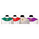 Chasuble damas col et applications velours s16