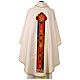 Chasuble with IHS, wheat, grapes and cross s8