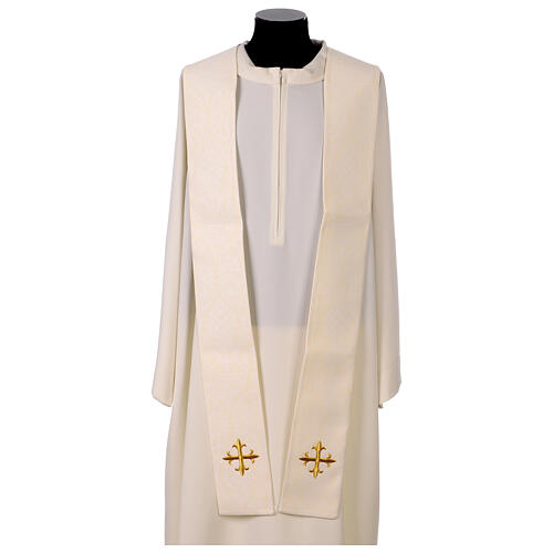 Chasuble IHS blé raisin croix 11