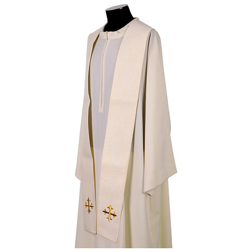Chasuble IHS blé raisin croix 13