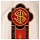 Chasuble IHS blé raisin croix s2