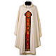 Chasuble IHS wheat grape cross s1