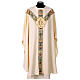Chasuble with floral orphrey and golden IHS s1