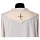 Chasuble with floral orphrey and golden IHS s11