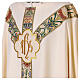 Chasuble galon floral doré IHS s7