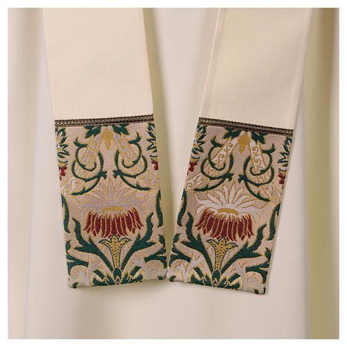 Chasuble with golden floral galloon and paschal lamb 10