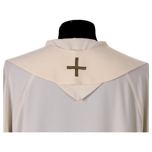 Chasuble with golden floral galloon and paschal lamb 11