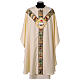 Chasuble with golden floral galloon and paschal lamb s1