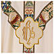 Chasuble with golden floral galloon and paschal lamb s6