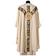 Chasuble with golden floral galloon and paschal lamb s7