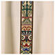 Chasuble with golden floral galloon and paschal lamb s8