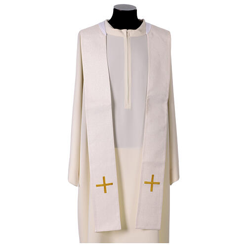 Marian chasuble with lily orphreys 8