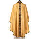 Chasuble with gold velvet and crystal appliqués s5