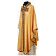 Gold chasuble with velvet and crystal applications s3