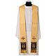 Gold chasuble with velvet and crystal applications s6