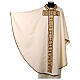 White chasuble with gold and crystal applications s7