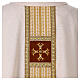 Chasuble with gold thread details, golden galloon, pearls, gemstones s12