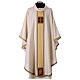 Chasuble with gold thread details, golden galloon, pearls, gemstones s7