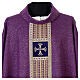 Chasuble with gold thread details, golden galloon, pearls, gemstones s8