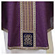 Chasuble with gold thread details, golden galloon, pearls, gemstones s16