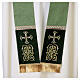 Chasuble with gold thread details, golden galloon, pearls, gemstones s20