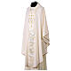 White embroidered chasuble for wedding celebration s3