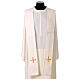 White embroidered chasuble wedding marriage s6