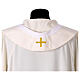 White embroidered chasuble wedding marriage s8