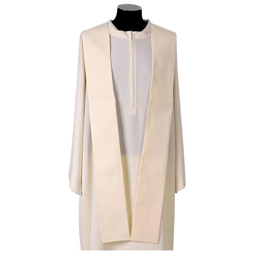 Chasuble embroidered with asymmetric horizontal lines 18