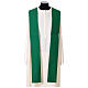 Chasuble with gold thread stripes and cross trim s14