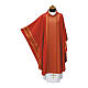 Chasuble rayures fil or croix passementerie s10