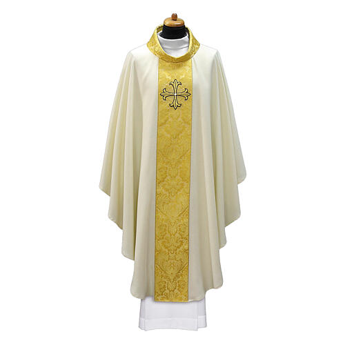 Casula stolone ricamo croce oro 3