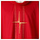 Chasuble with stylised cross and vertical drop line details s6