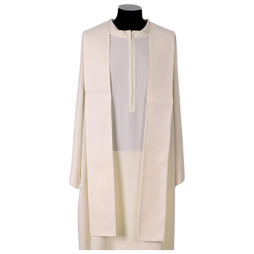 Chasuble croix stylisée détails rayures gouttes verticales 8