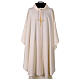Chasuble croix stylisée détails rayures gouttes verticales s1