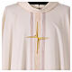 Chasuble croix stylisée détails rayures gouttes verticales s2