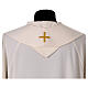 Chasuble croix stylisée détails rayures gouttes verticales s9