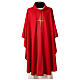 Chasuble croix stylisée détails rayures gouttes verticales s5