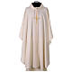 Chasuble croix stylisée détails rayures gouttes verticales s7