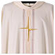 Chasuble croix stylisée détails rayures gouttes verticales s8