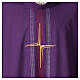 Chasuble croix stylisée détails rayures gouttes verticales s10